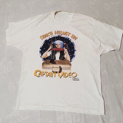 Vintage captain video shirt - vintage, t