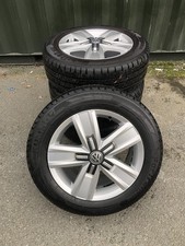 VW Transporter T5/T6 Genuine 17” Davenport Alloys Wheels.&  Tyres 5-8mm tread 