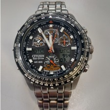 Citizen ProMaster Skyhawk Eco-Drive Radio Controlled Watch U600 Stainless Steel