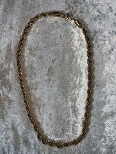 CHUNKY 9ct Gold filled Rope Necklace and Bracelet set (Brand New) 24inch 8mm