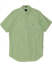 GANT Mens Regular Fit Short Sleeve Shirt Size 17 1/2 43/44  XL Green BY05