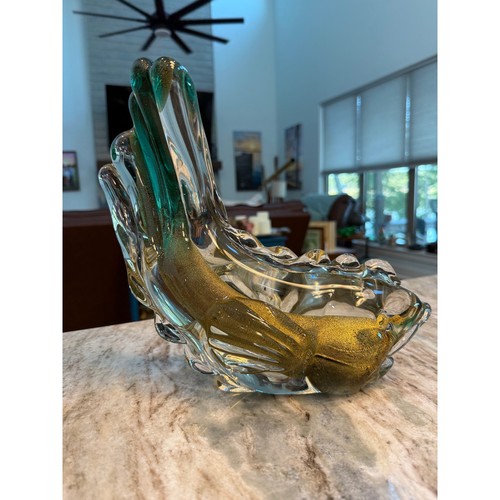 Murano art glass fish figurine - glass,