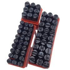 Numbers Alphabet Letters Punches Set Metal Stamp with Carrying Case for Crafts