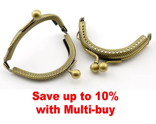 Antique bronze purse frame - bronze,