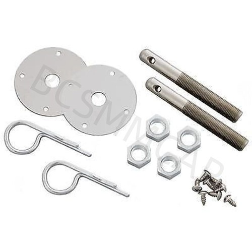 Car bonnet hood pin - 2x, lock