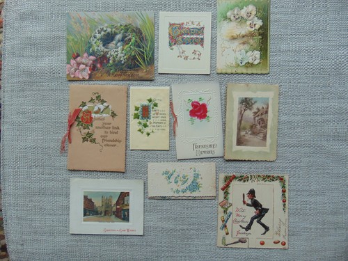 Vintage greetings cards joblot - vintage,