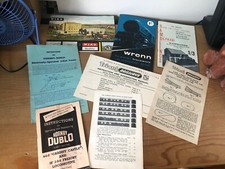 VINTAGE 'WIAD HORNBY TRIANG HAMBLINGS WRENN' TRAIN/RAILWAY BOOKLET BUNDLE  