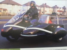 MATCHLESS G12 De luxe WATSONIAN AVON SIDECAR OUTFIT MOTORCYCLE ARTICLE.