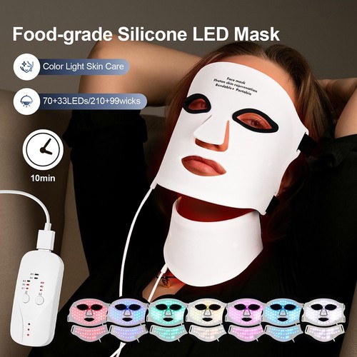 Silicone face neck led - &,