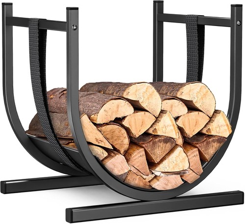 Firewood log rack metal - log, rack,