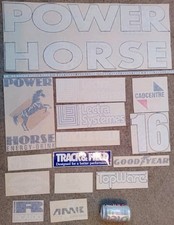 Arrows F1 FA17 big lot of genuine race car graphic decals. Verstappen Rosset.