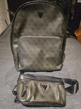 Guess Colour Green Rucksack 4G and Waist Pack Brand New No Tags