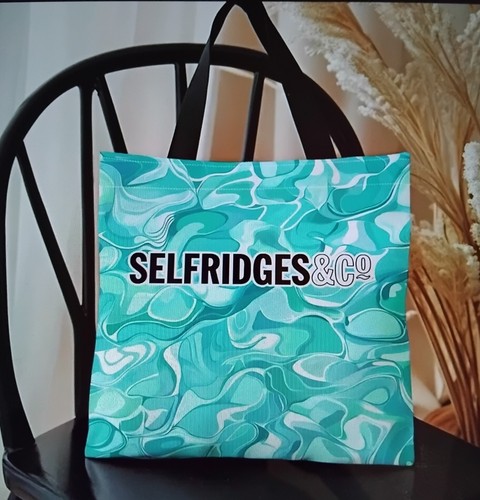 Selfridges turquoise marbling - selfridges,