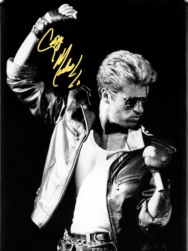 George michael signed - george,