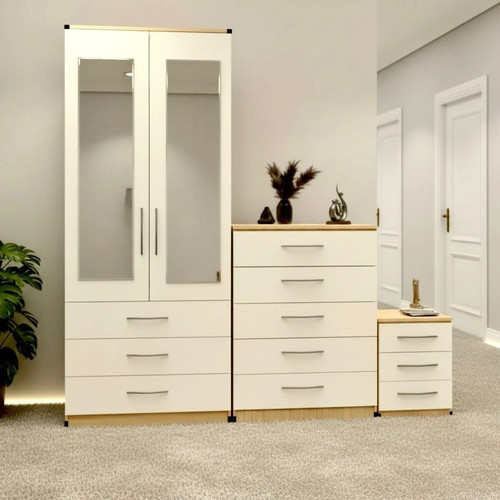 Fully assembled wardrobe - assembled,