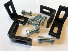 ANGLE BRACKETS + FIXINGS x 4