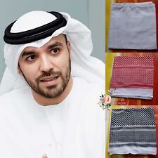 Mens Muslim Islamic Hijab Cap Turban Hats Arab Headscarf Scarf Headwea Agal Arab