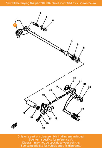Yamaha spring 90508 09420 - spring,, 90508-09420