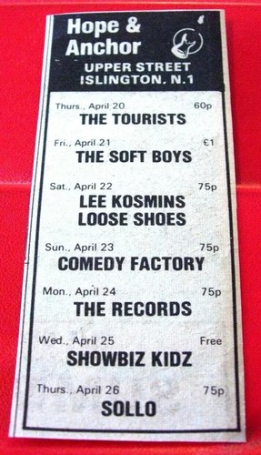 The tourists soft boys records - the, tourists/soft