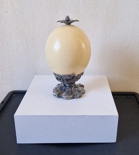 Art nouveau ostritch egg - art,