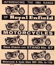1963 ROYAL ENFIELD MOTORCYCLE