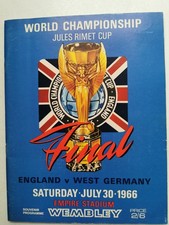 Sir Geoff Hurst Signed England 1966 World Cup Final Programme Original & Other.