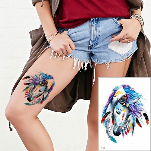 Horse temporary tattoo sticker - horse,