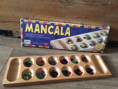 Mancala game solid - -, wood