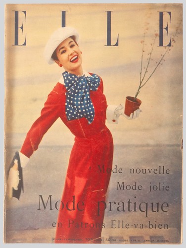 Elle french vintage magazine - french,