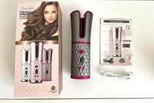 SevenPanda Auto Rotating Hair Curler Curling Wand Curling Tongs Cordless 6 Temp