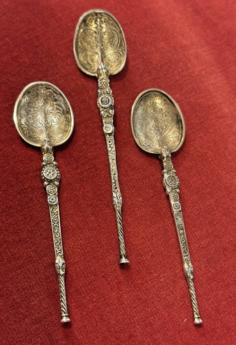 Trio antique sterling - trio, of
