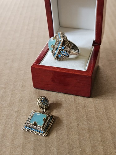 Handmade aquamarine ring - aquamarine,