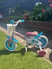 Kids Paw Patrol Bike 12" Skye Everest Girls Bicycle Basket Stabilisers RRP £120