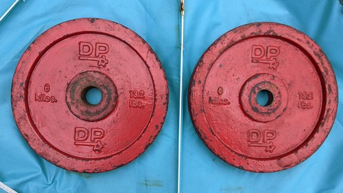 Cast iron weight plates two - weight, x