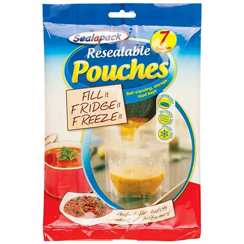 Resealable food bags fridge - resealable,