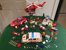 Large Playmobil Fire Rescue