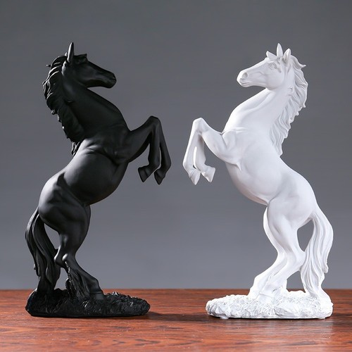 Resin horse statue with - horse,