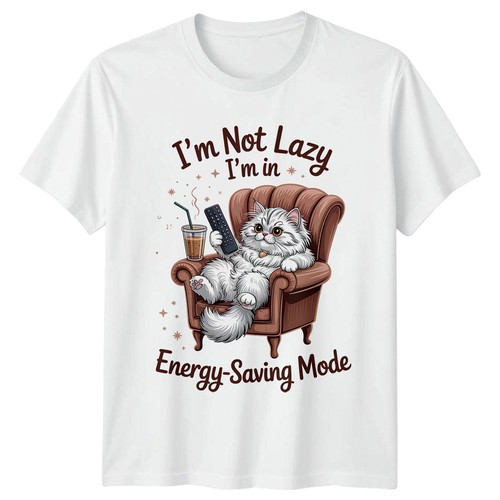 Not lazy t shirt - not, im
