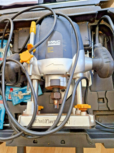 Macallister corded router - corded, 240v