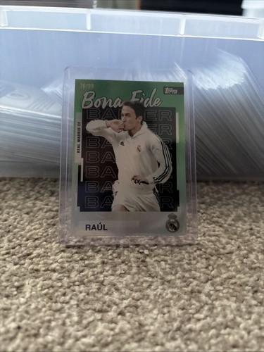 Raul real madrid topps - -,