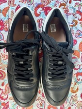 Black Leather Fit Flop Size