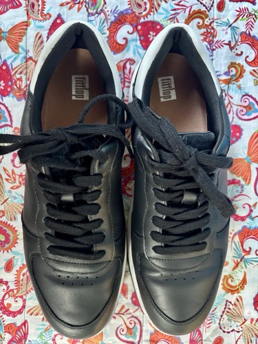Black leather fit - flop, size