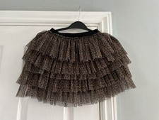 Zara Leopard Print Frilly Skirt - Age 10 Years