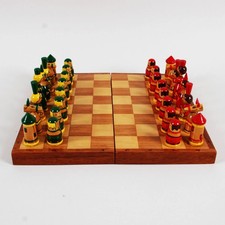 Russian chess set - chess, wooden