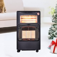 Portable Gas Heater 4.2 kW Piezo Ignition Calor Gas Heater With Regulator & Hose