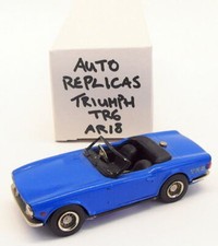 Car Replicas 1/43 Scale White Metal Built Kit AR18 - Triumph TR6 - Blue