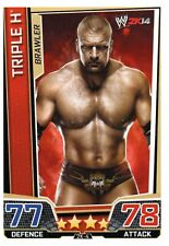 Topps Slam Attax SUPERSTARS: TRIPLE H WWE 2K14 Card 2K-4