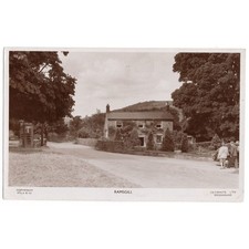 RAMSGILL Village Showing Old Red Telephone Box Yorkshire RP Postcard Posted 1951