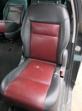 VW Sharan 7M Galaxy 1x Seat Rear Right Rear Seat 6+7 Seat Leather Red