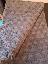 Grey Cuddly Throw 170 X 120cm
